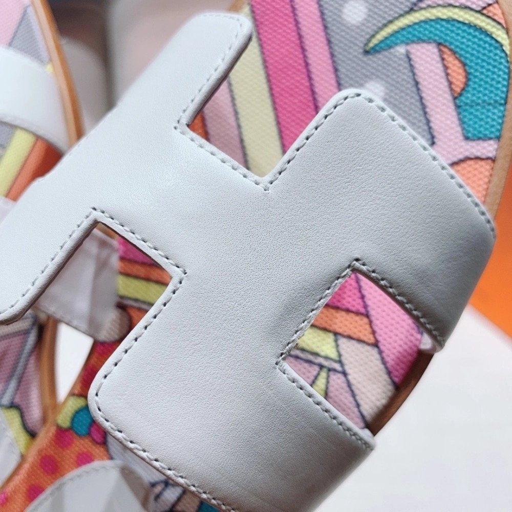Hermes flat slides summer shoes_13