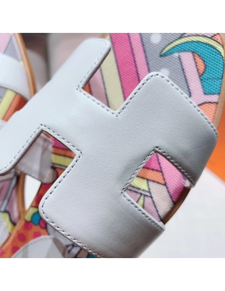 Hermes flat slides summer shoes_13
