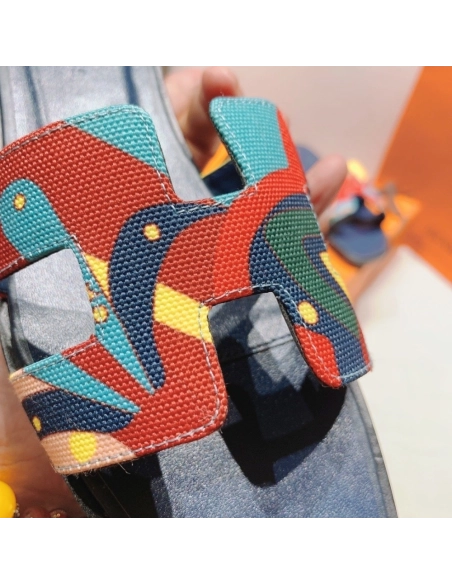 Hermes flat slides summer shoes_15