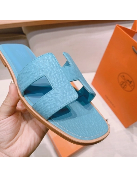 Hermes flat slides summer shoes_16