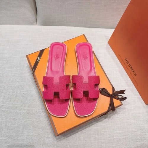 Hermes flat slides summer shoes_17