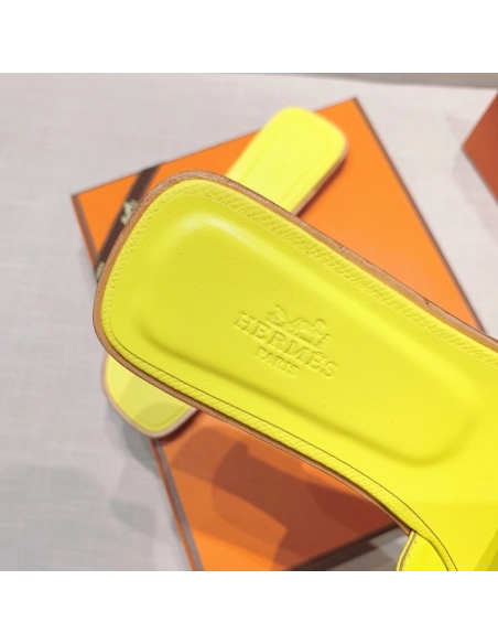 Hermes flat slides summer shoes_18