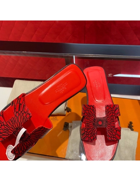 Hermes flat slides summer shoes_2