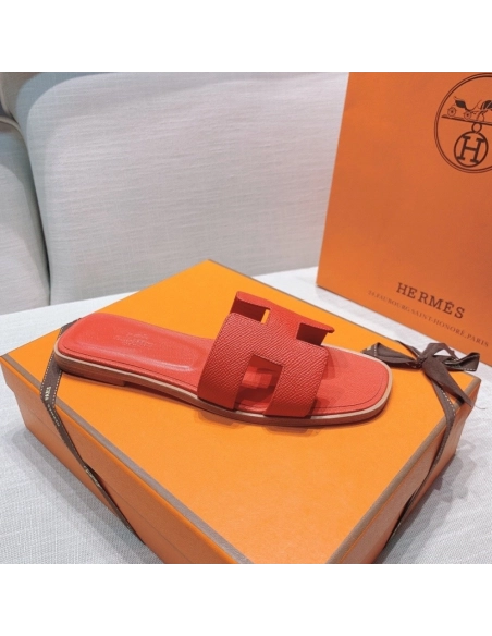 Hermes flat slides summer shoes_21