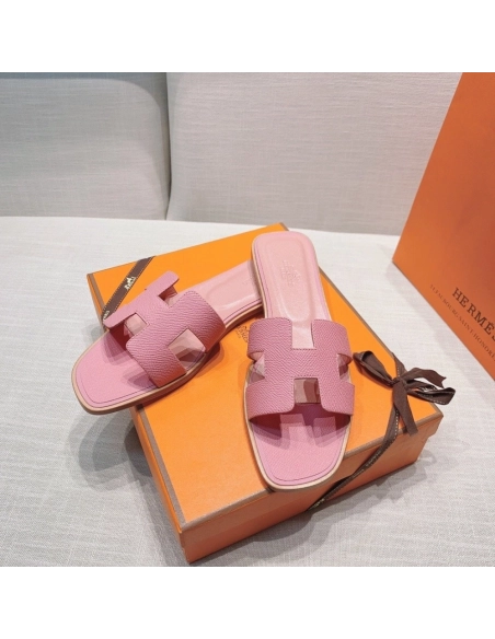 Hermes flat slides summer shoes_22