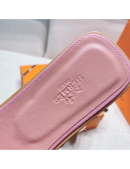 Hermes flat slides summer shoes_22