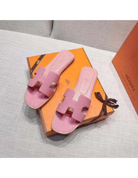 Hermes flat slides summer shoes_22