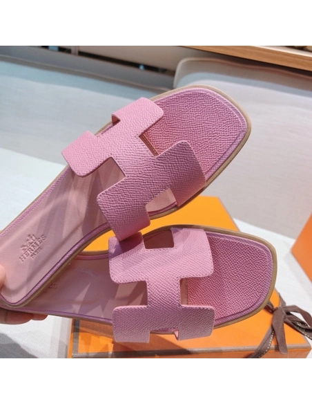 Hermes flat slides summer shoes_22
