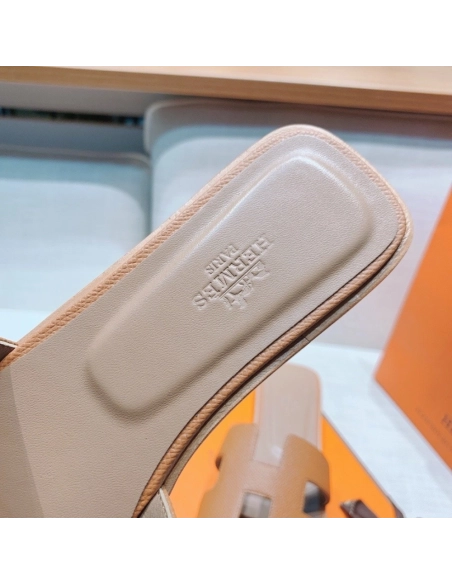 Hermes flat slides summer shoes_24