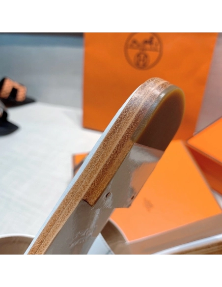 Hermes flat slides summer shoes_29