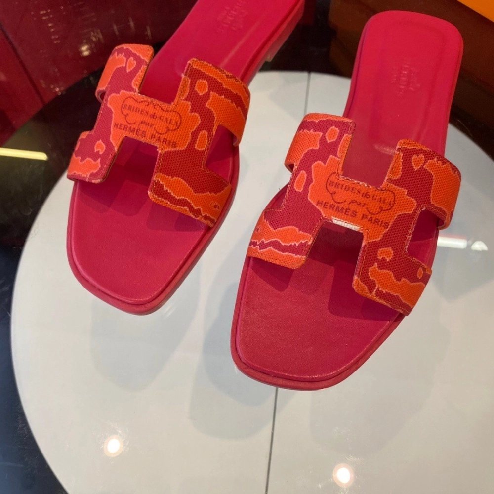 Hermes flat slides summer shoes_3