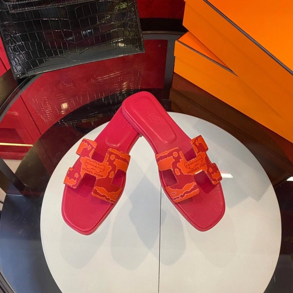 Hermes flat slides summer shoes_3