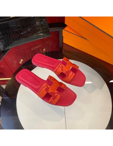 Hermes flat slides summer shoes_3