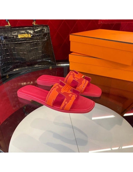 Hermes flat slides summer shoes_3