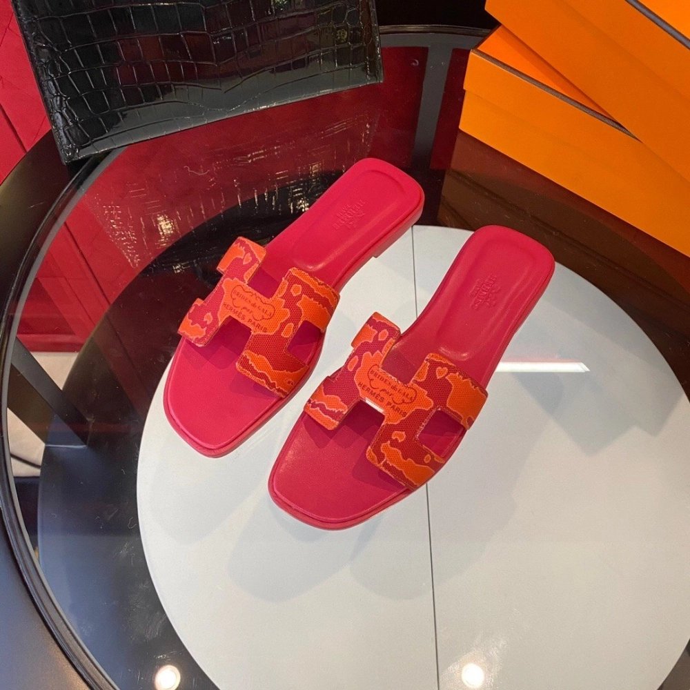 Hermes flat slides summer shoes_3