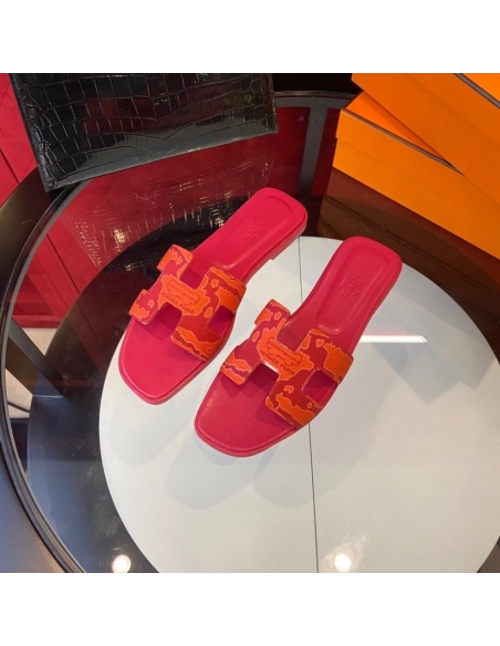 Hermes flat slides summer shoes_3