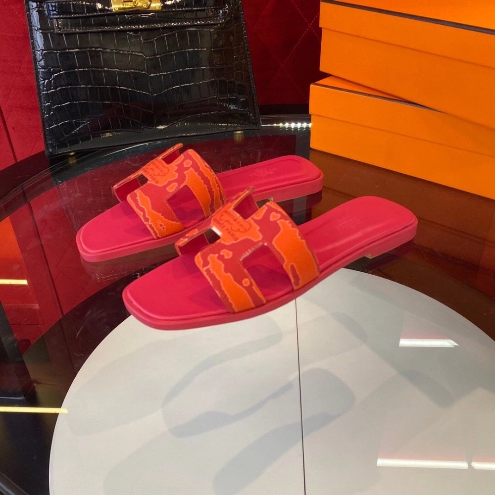 Hermes flat slides summer shoes_3