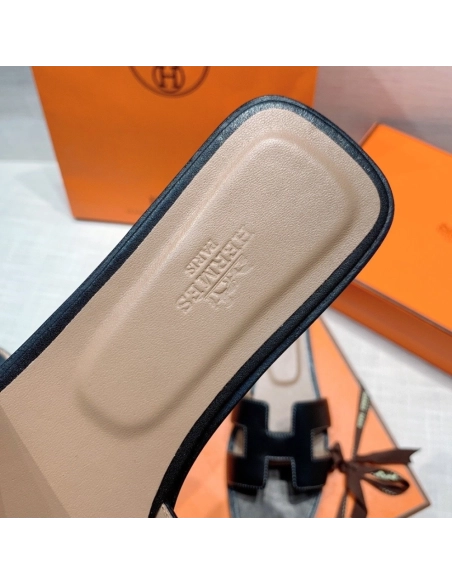 Hermes flat slides summer shoes_30