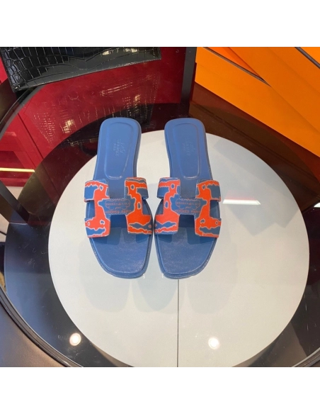 Hermes flat slides summer shoes_4