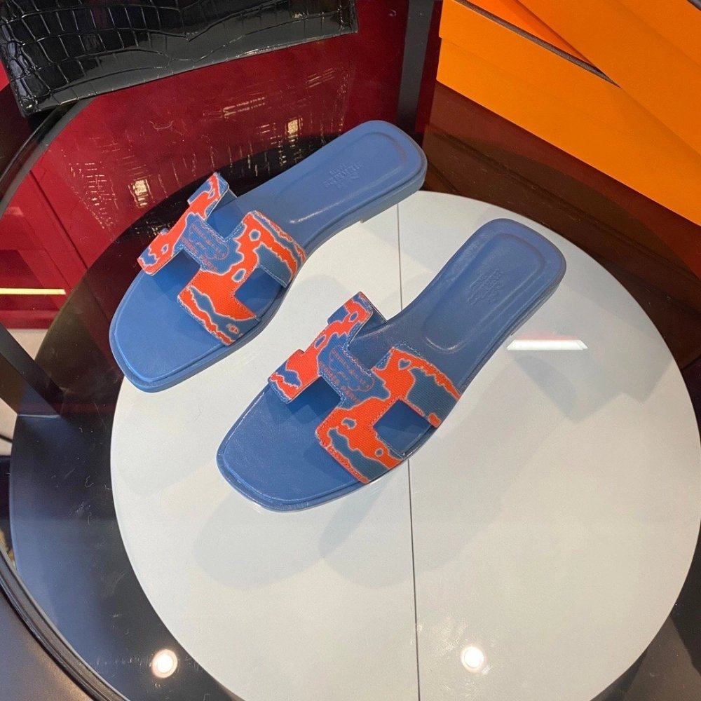 Hermes flat slides summer shoes_4