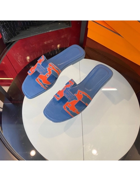 Hermes flat slides summer shoes_4