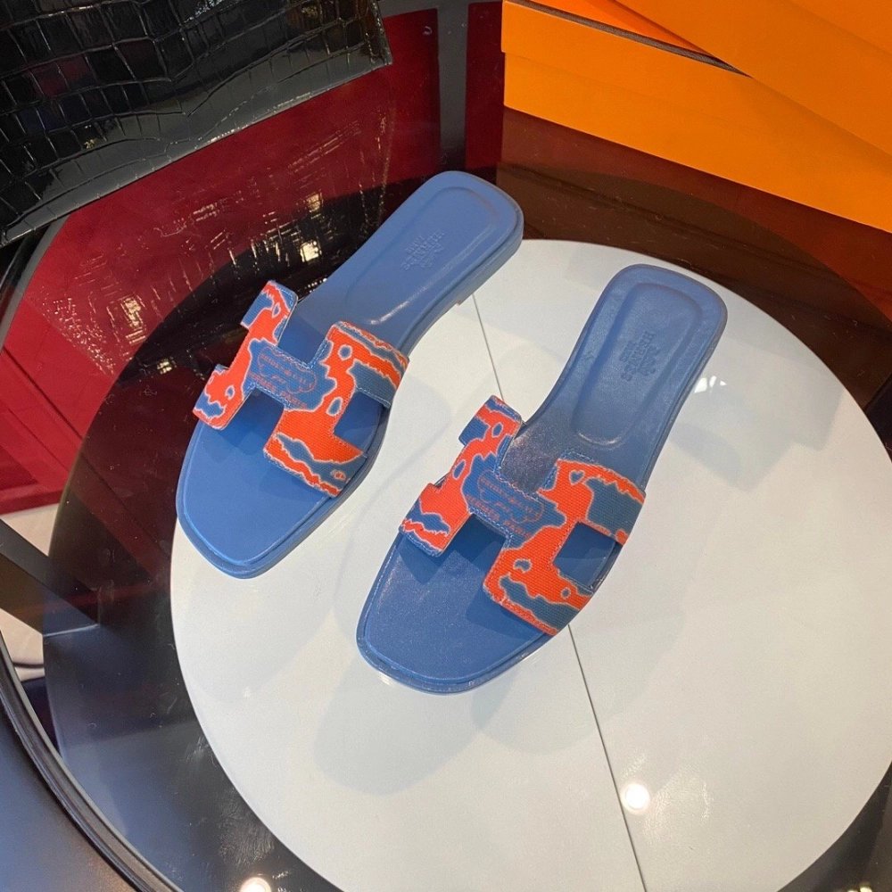 Hermes flat slides summer shoes_4