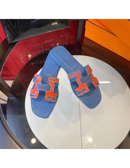 Hermes flat slides summer shoes_4