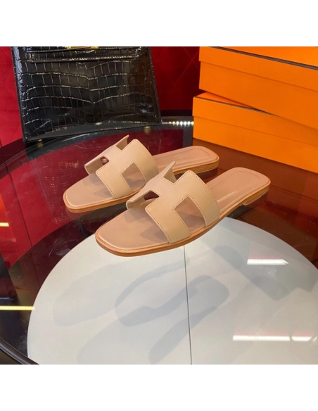 Hermes flat slides summer shoes_6