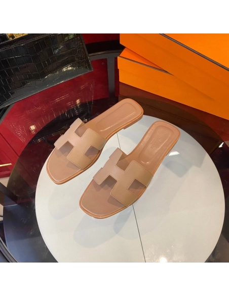 Hermes flat slides summer shoes_6