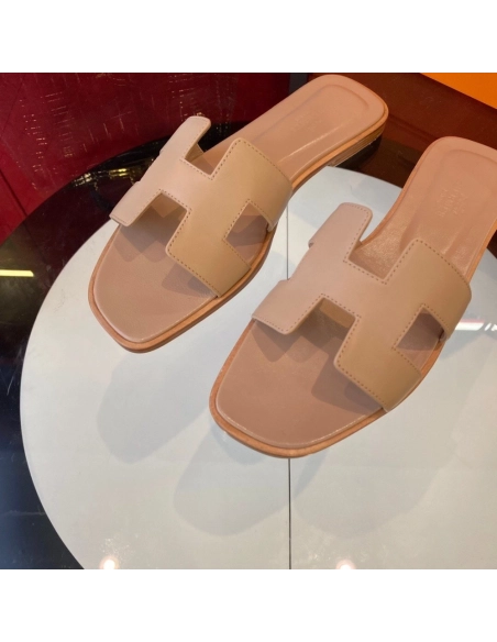 Hermes flat slides summer shoes_6