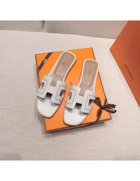 Hermes flat slides summer shoes_7