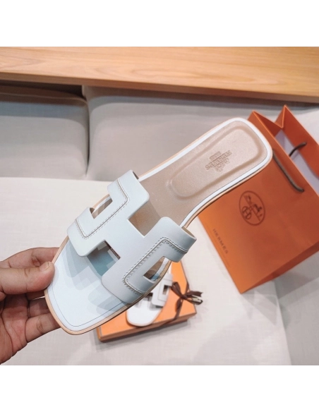 Hermes flat slides summer shoes_7