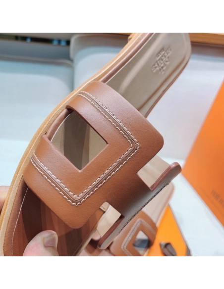 Hermes flat slides summer shoes_7