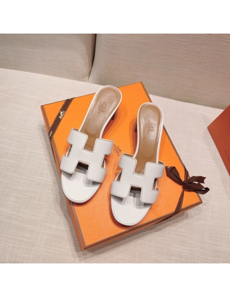 Hermes mid-heel slides summer shoes_17
