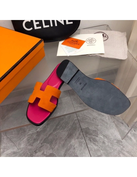 Hermes Oran slides summer shoes_17