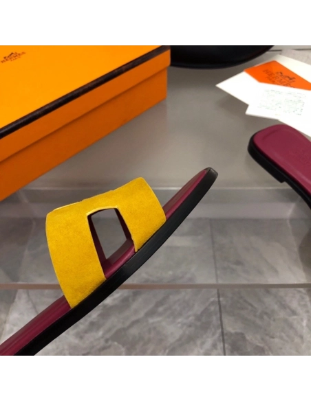 Hermes Oran slides summer shoes_18