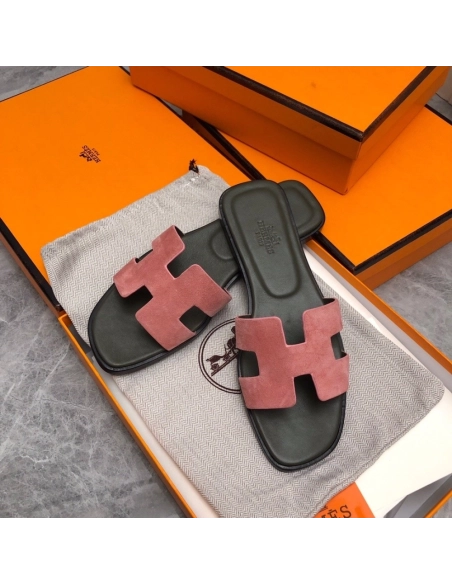 Hermes Oran slides summer shoes_19