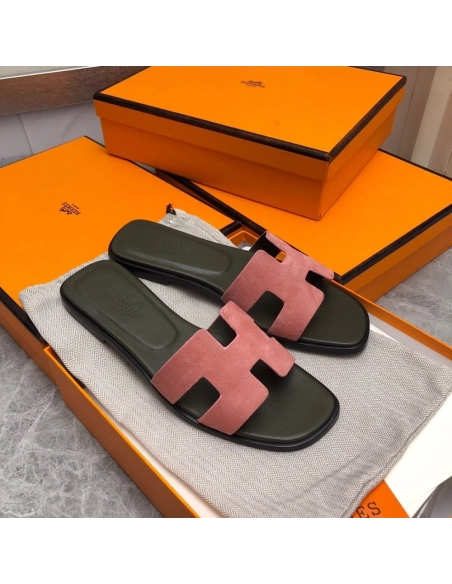 Hermes Oran slides summer shoes_19