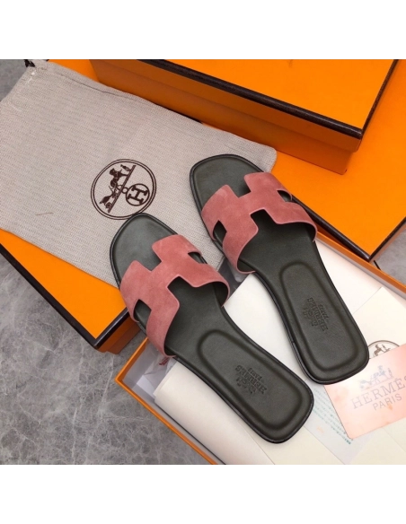 Hermes Oran slides summer shoes_19