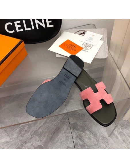 Hermes Oran slides summer shoes_19