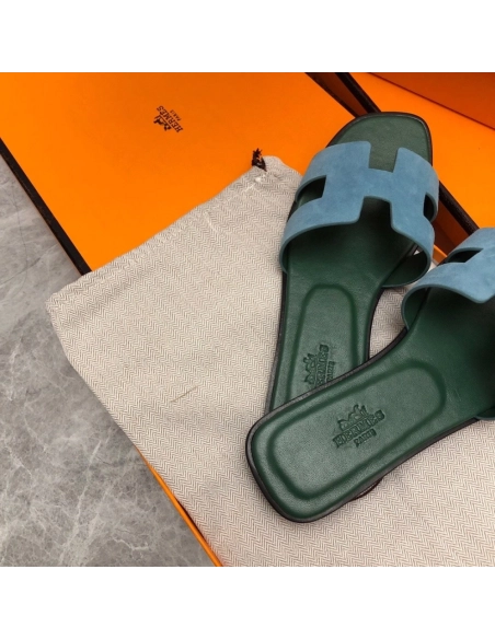 Hermes Oran slides summer shoes_20