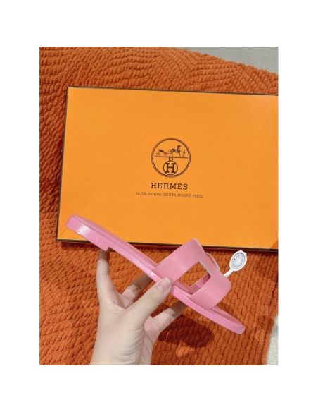 Hermes Oran slides summer shoes_4