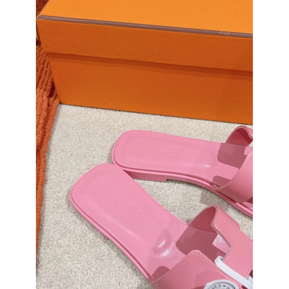 Hermes Oran slides summer shoes_4