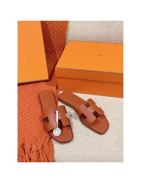 Hermes Oran slides summer shoes_7