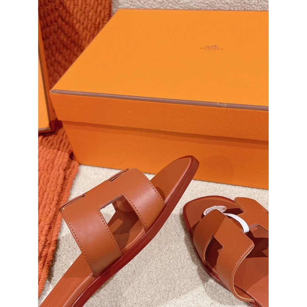 Hermes Oran slides summer shoes_7