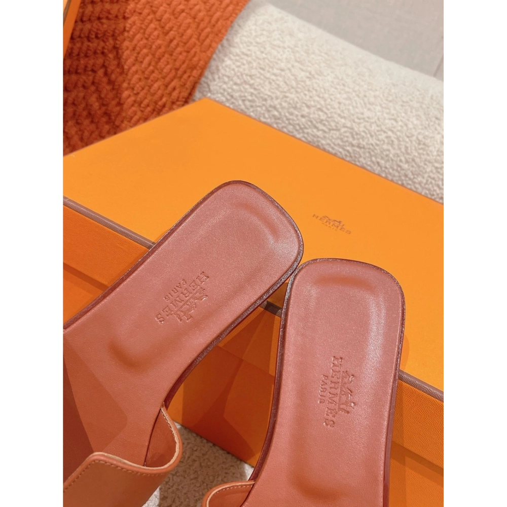 Hermes Oran slides summer shoes_7