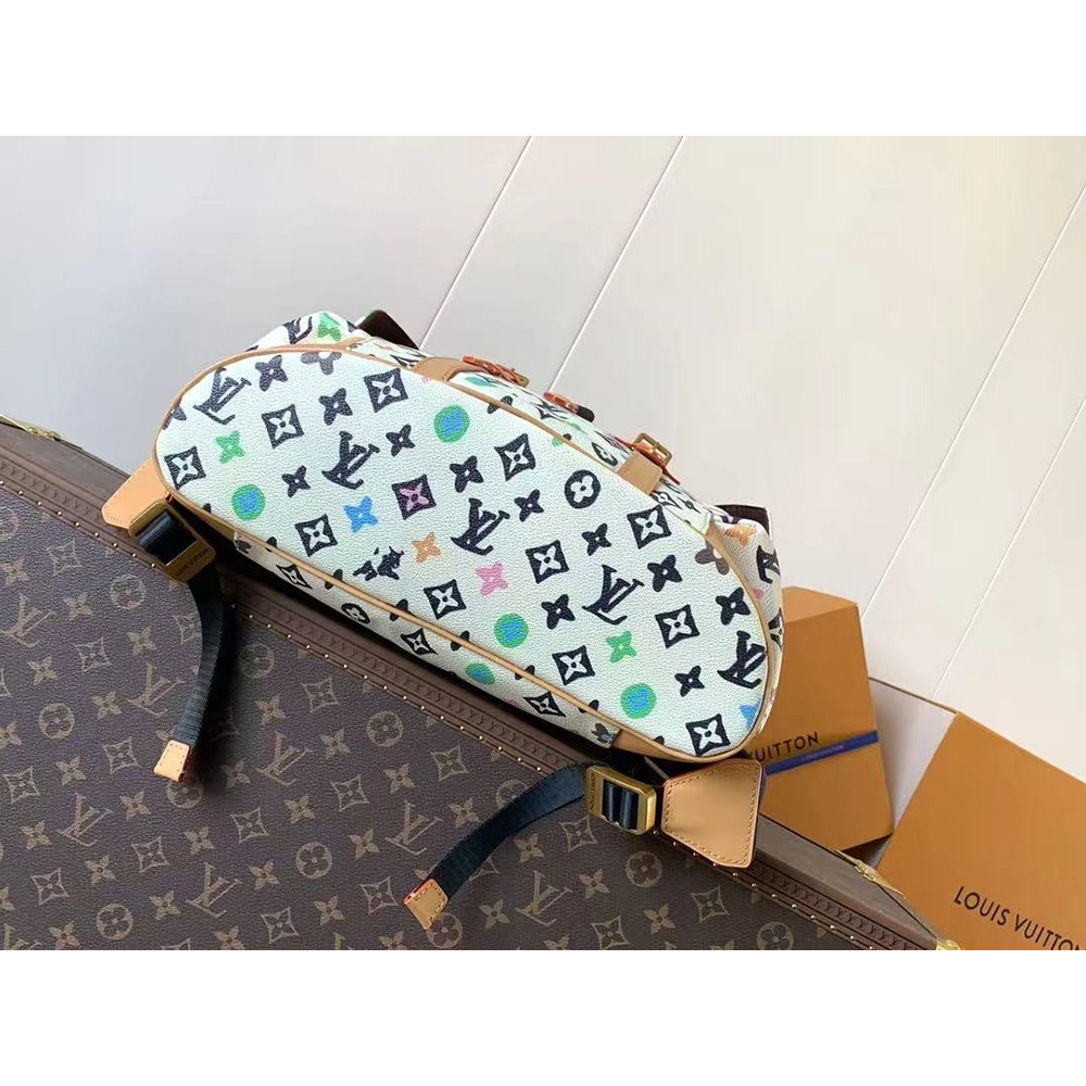 Louis Vuitton Christopher MM Vanilla Bags M25240 44X38X12.5cm,Louis Vuitton Bags