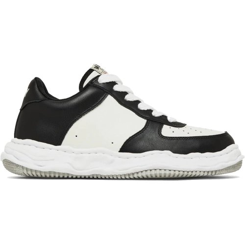 Maison Mihara Yasuhiro Wayne OG Sole Leather Low Black,MAISON MIHARA YASUHIRO
