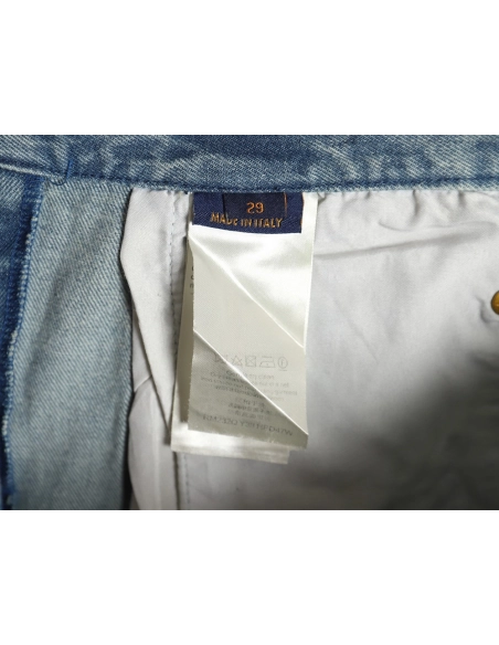 Louis Vuitton washed embossed denim shorts,Louis Vuitton