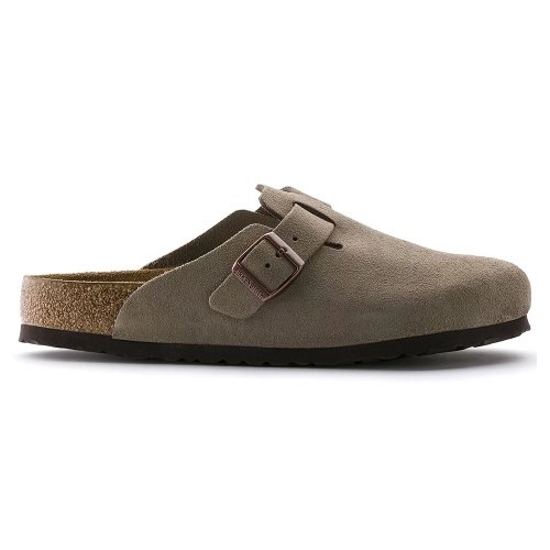 Birkenstock Boston Soft Footbed Suede Leather Taupe,Boston Sneakers